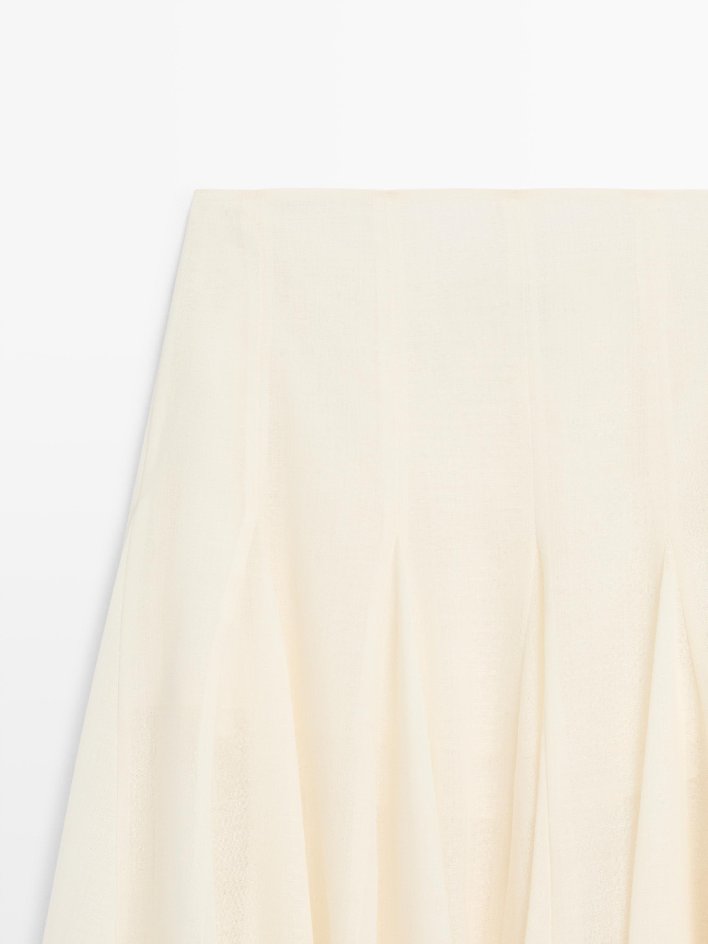 Short flowing flared skirt - STUDIO